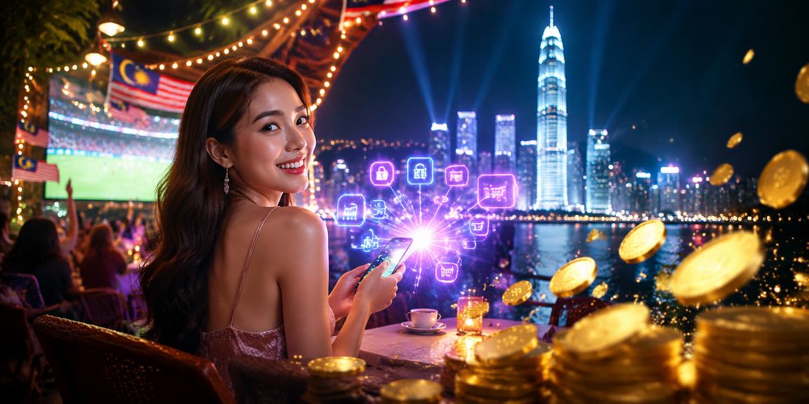 Pengguna borneo77 di Kuala Lumpur mengikuti perlawanan bola sepak dari telefon pintar