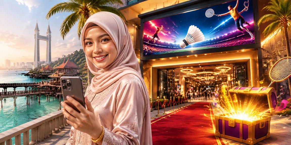 Pengguna borneo77 di Terengganu menyemak odds perlawanan melalui aplikasi telefon